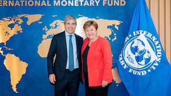 reunión Luis Caputo - Kristalina