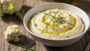 Receta de puré de coliflor,